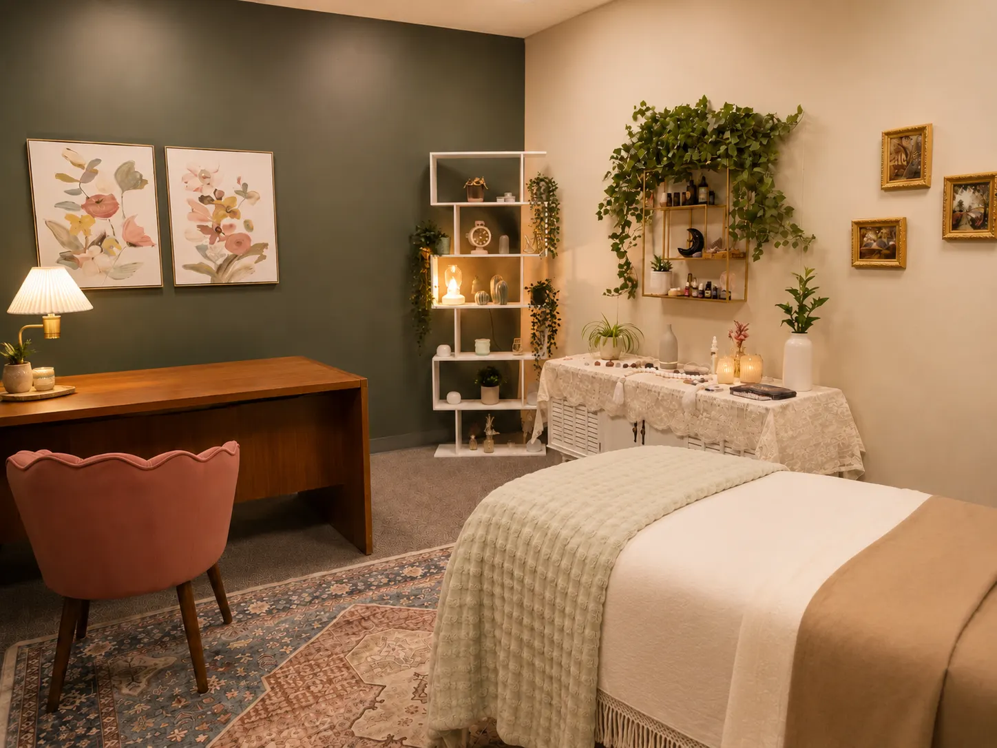 Sacred Beauty Collective treatment room